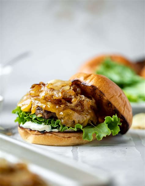 Gourmet Caramelized Onion Burger